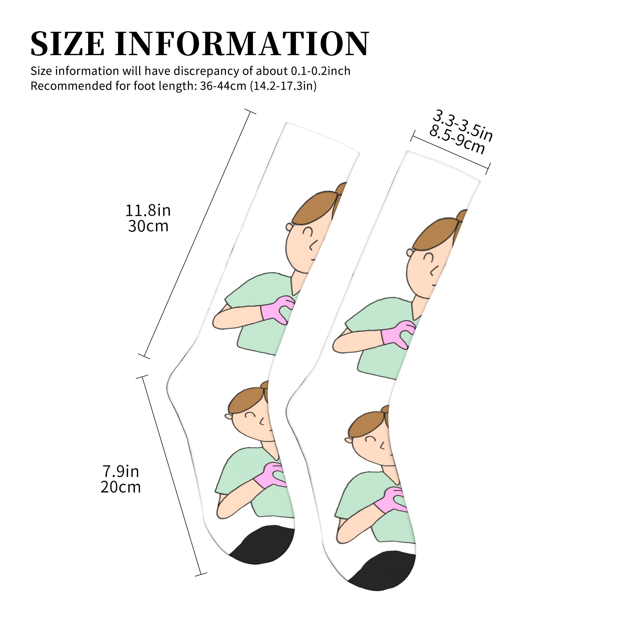 Harajuku Doctor Nurse Medical  – обзор и цена Compression Sock Medical