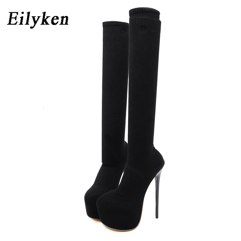 Eilyken Fashion Platform Stret – обзор и цена Knee High Sock Women