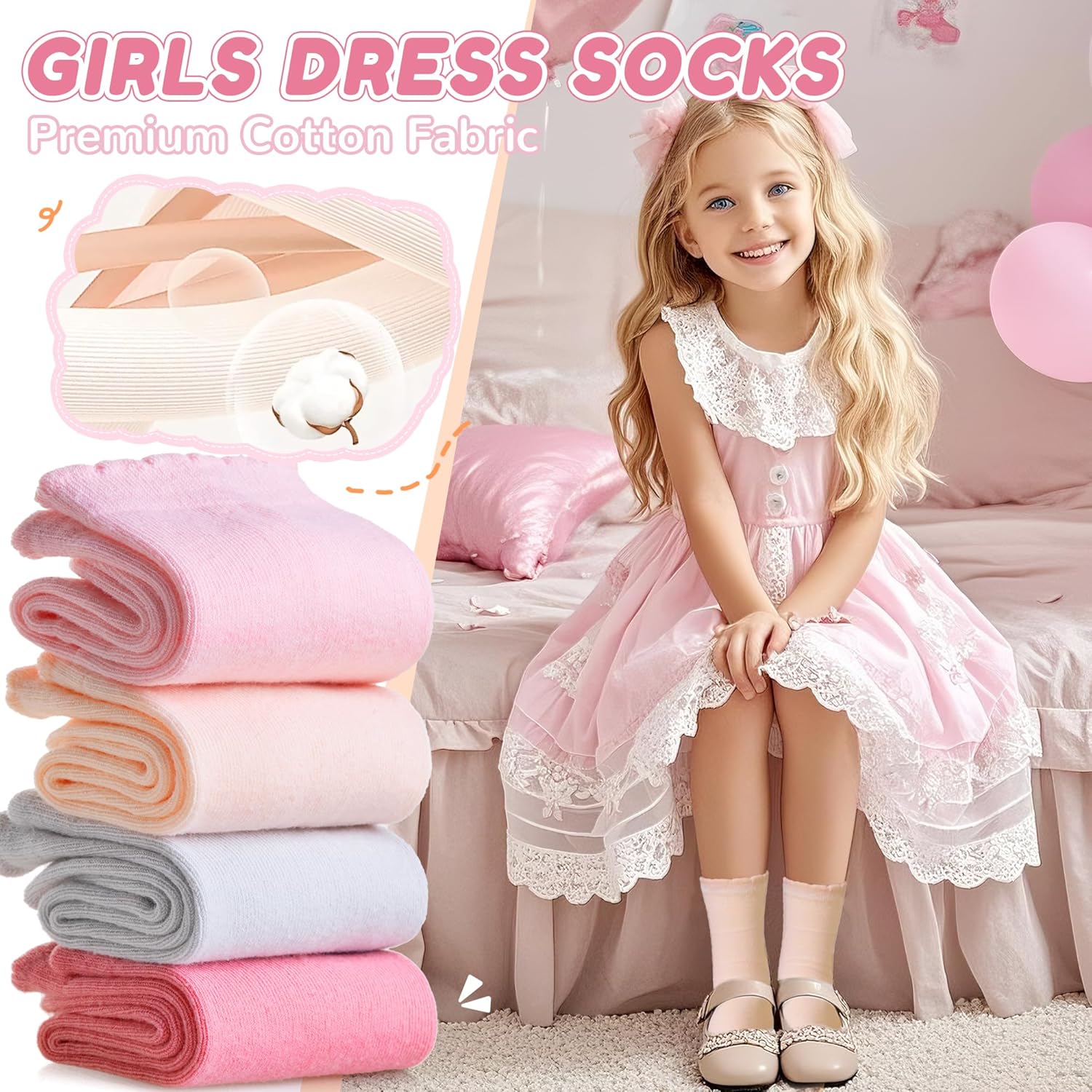 Girls Ruffle Crew Socks Little – обзор и цена Silk Sock Bamboo