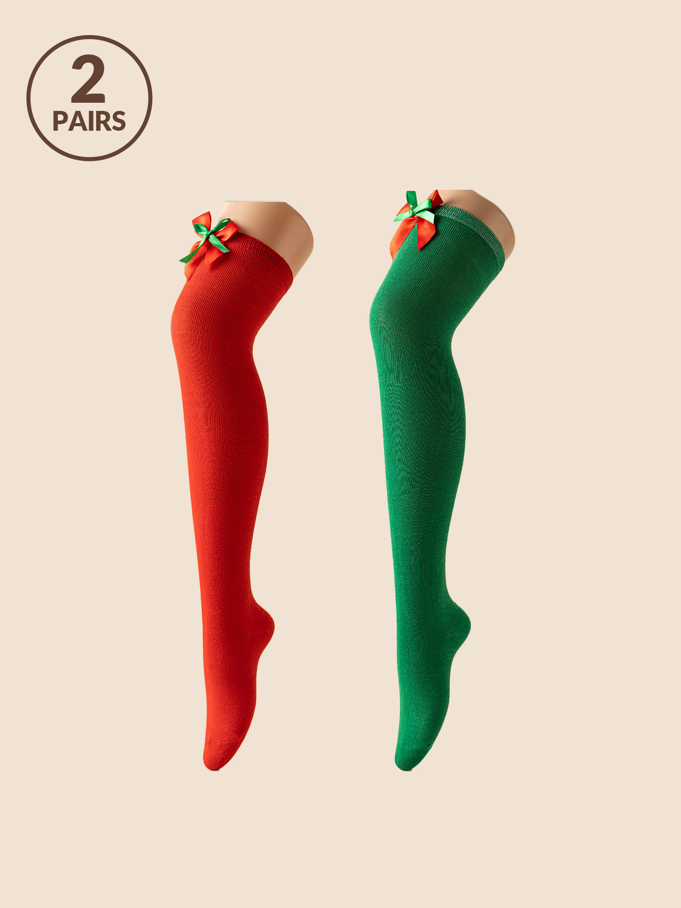 1/2pairs Christmas Ornaments S – обзор и цена Knee High Sock Women