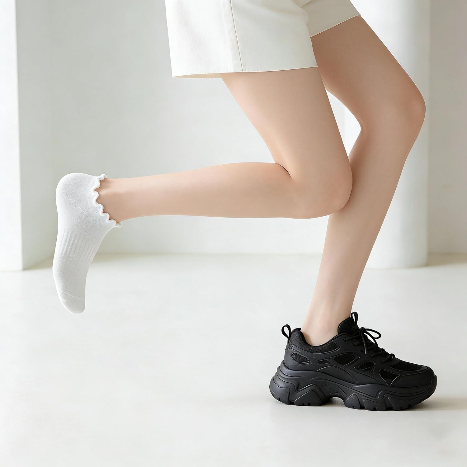 Cute Ruffle Ankle Socks for Wo – обзор и цена Silk Sock Bamboo