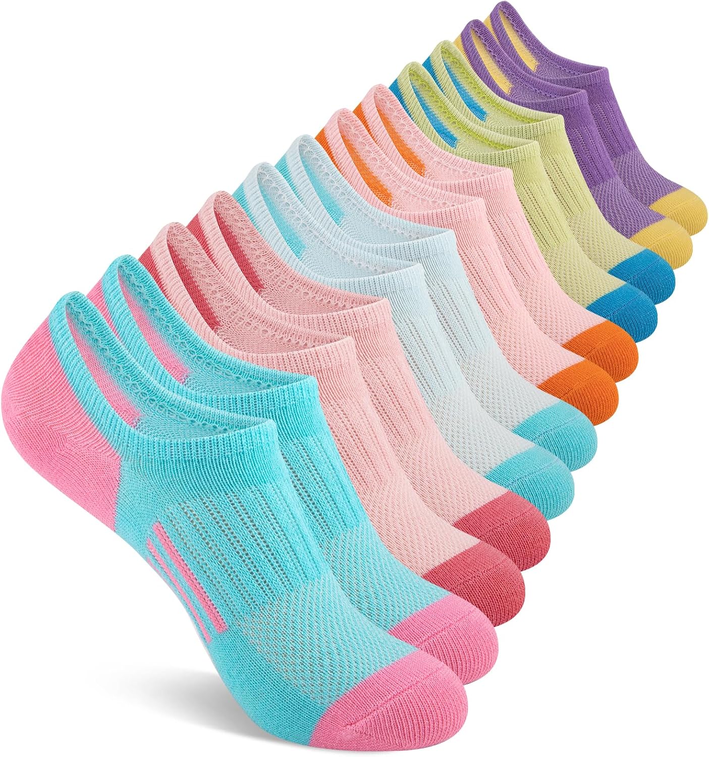 12 Pairs Girls No Show Socks C – обзор и цена Silk Sock Bamboo