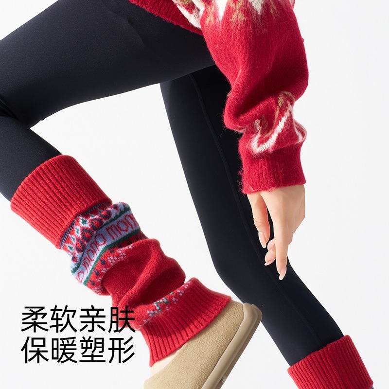 ​Fair Isle Knitted Leg Warmers – обзор и цена Boot Sock Slouchy