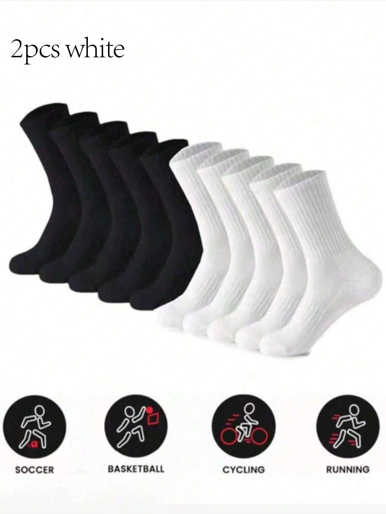 Women's Running Socks Pack, Bl – обзор и цена Cotton Crew Sock Pack