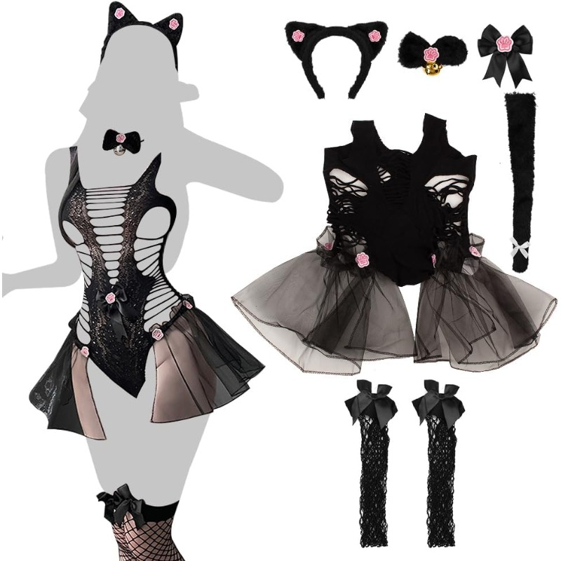 Women Sexy Lingerie Cosplay Ca – обзор и цена Fishnet Stocking Women