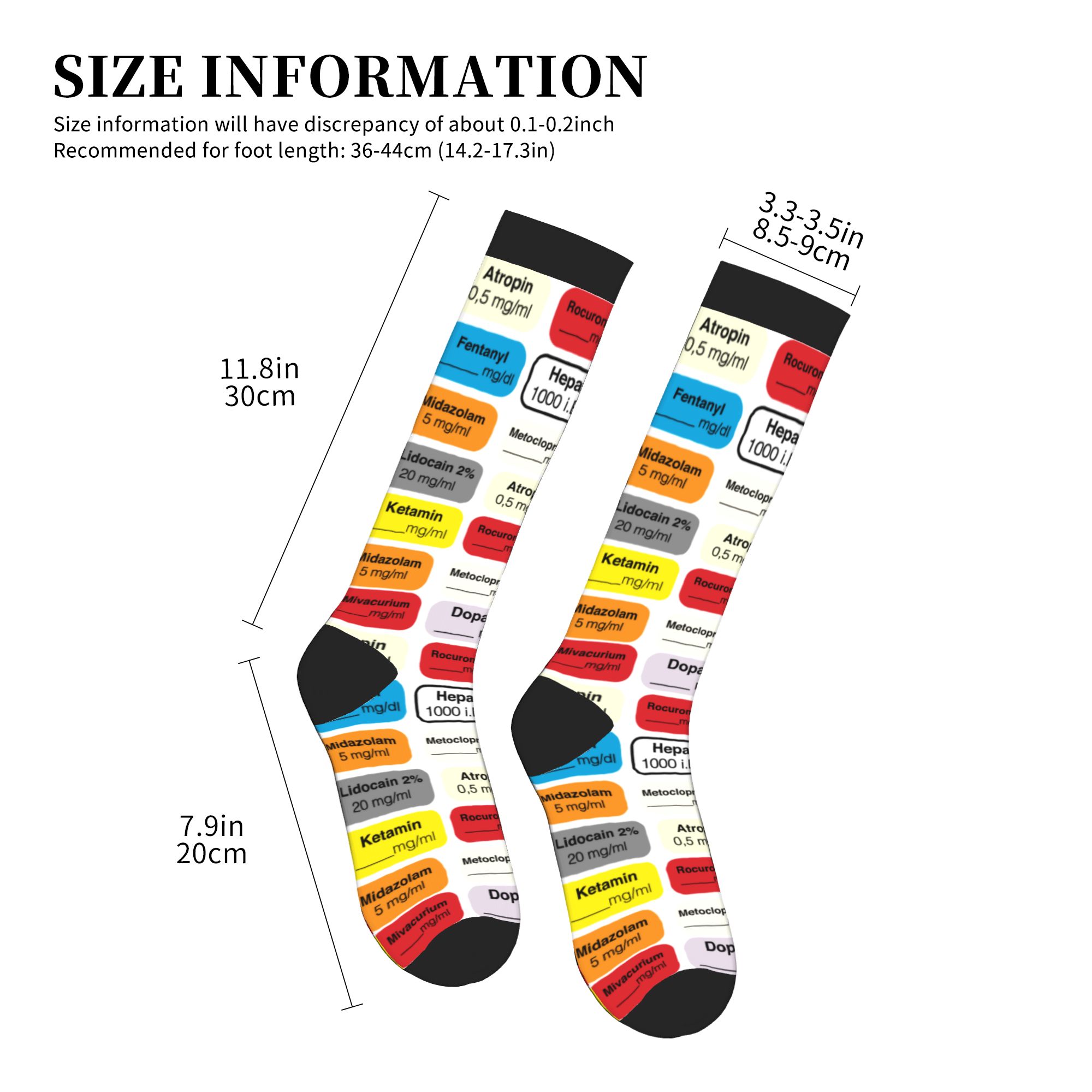 Anesthesia Medication Labels M – обзор и цена Compression Sock Medical