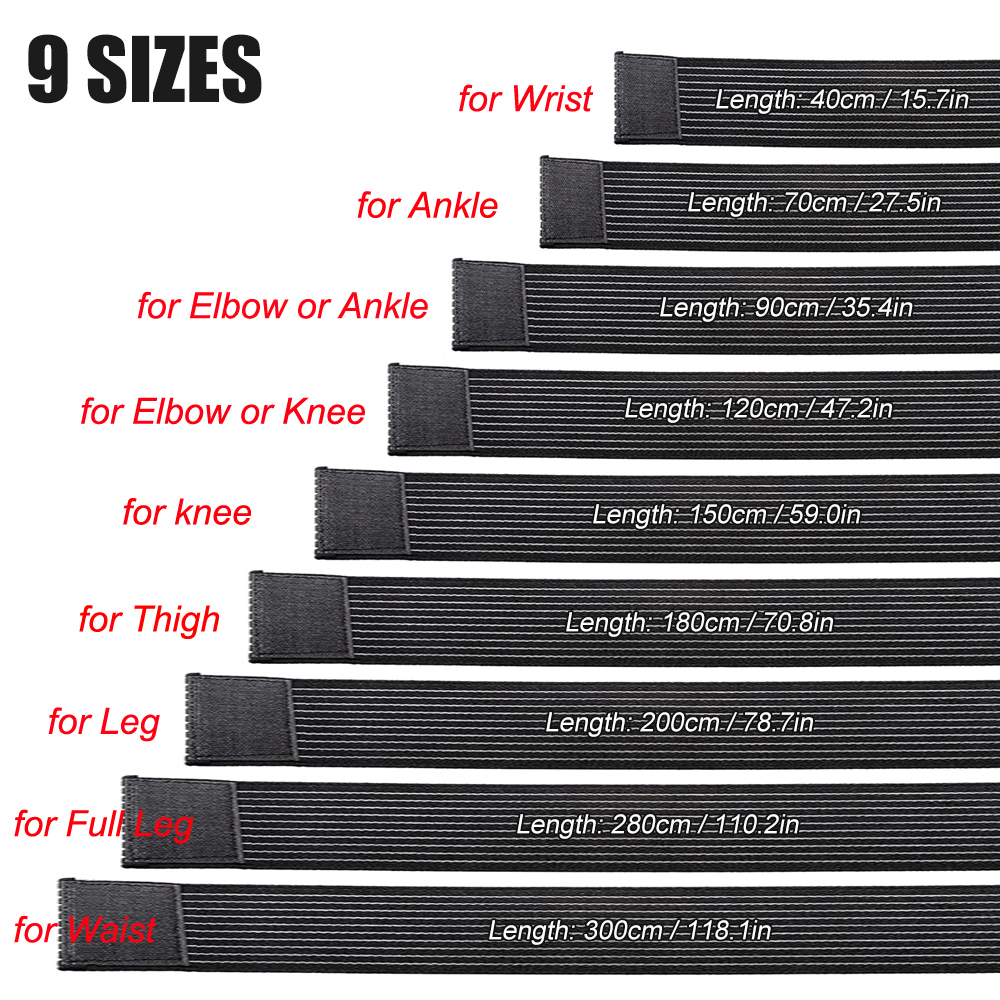 1PCS 40-300cm Compression Band – обзор и цена Compression Sleeve Calf