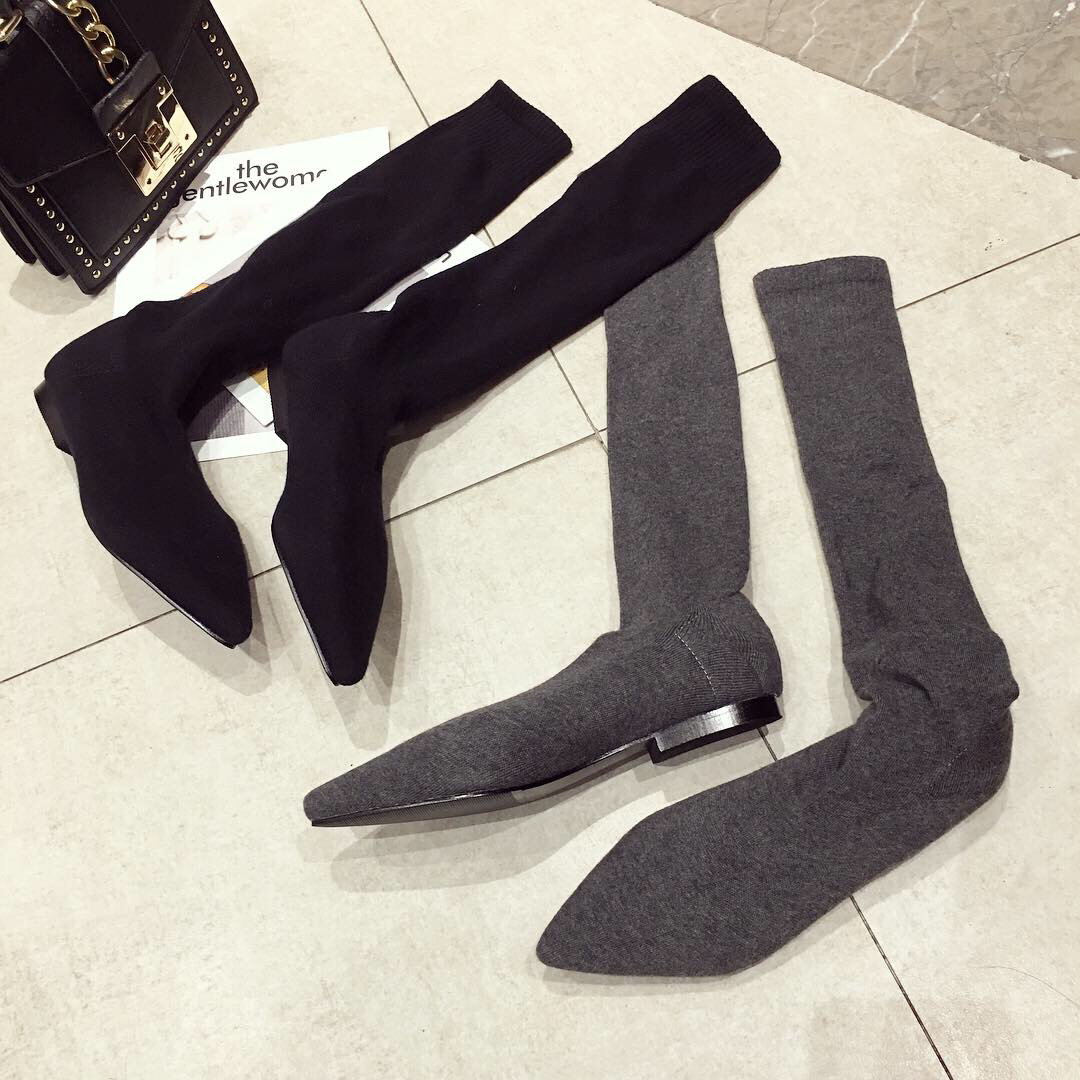 AIYKAZYSDL 2024 Autumn Kitten  – обзор и цена Boot Sock Slouchy