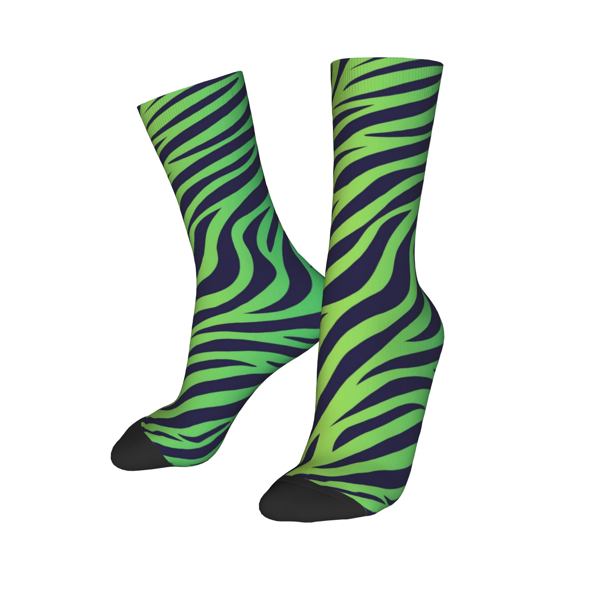 Colorful Tiger Zebra Skin Patt – обзор и цена Dress Sock Men