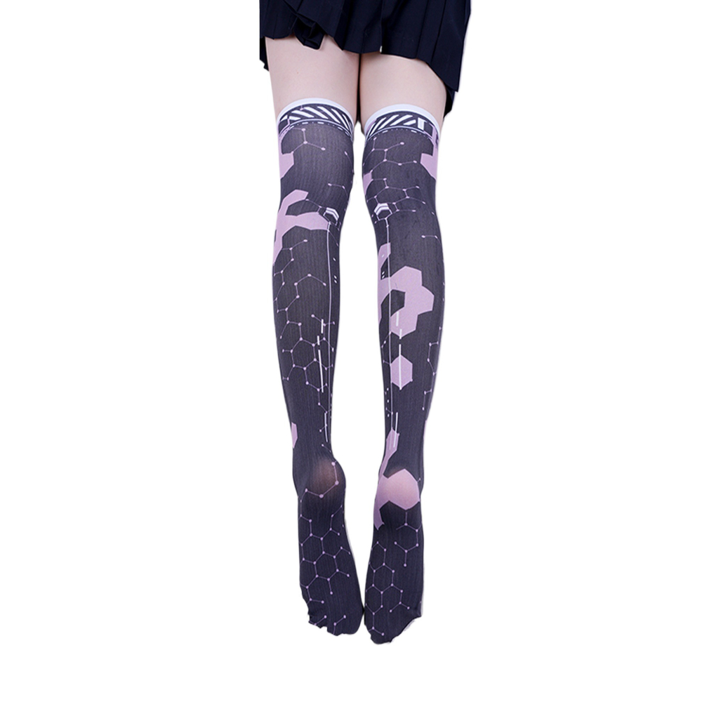 Anime Game Robot AI Mech Stock – обзор и цена Knee High Sock Women