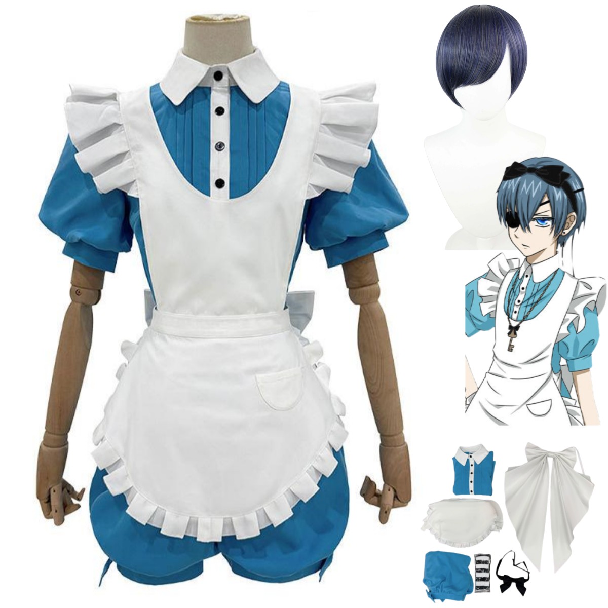 Anime Ciel Phantomhive Smile C – обзор и цена Dress Sock Men