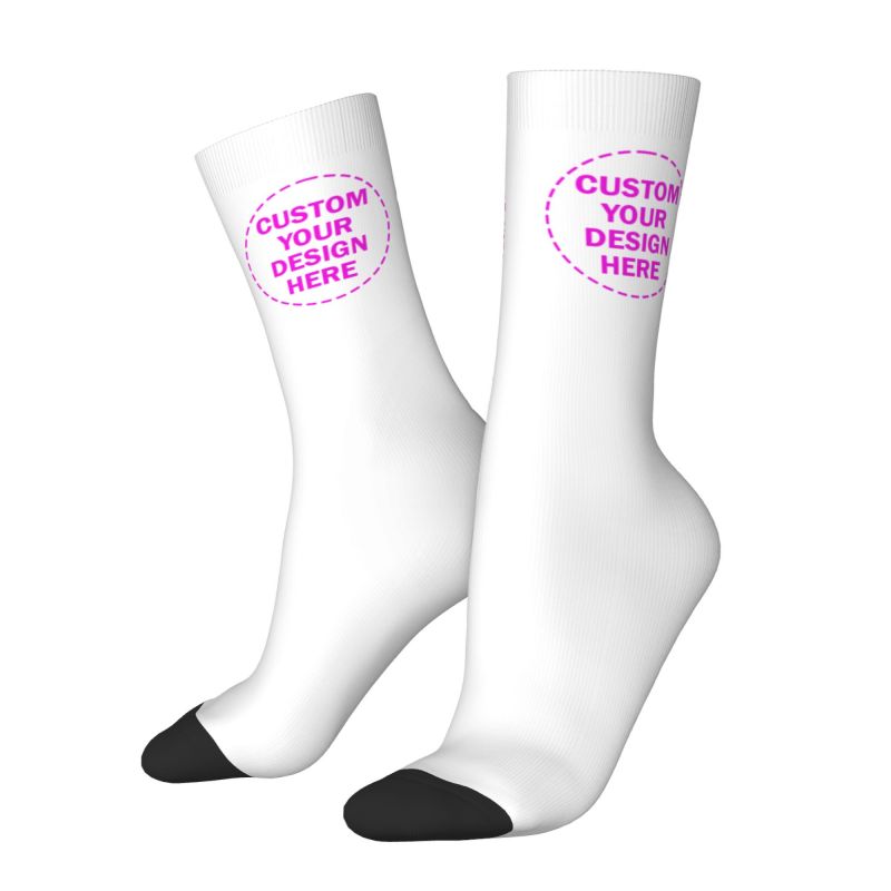 Personalize Custom Photo Logo  – обзор и цена Dress Sock Men