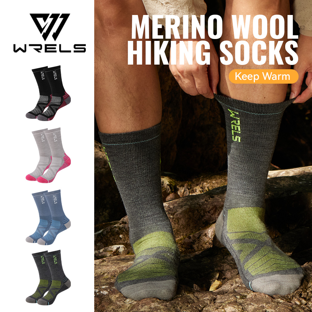 WRELS 1/2/3 Merino Wool Socks  – обзор и цена Wool Hiking Sock