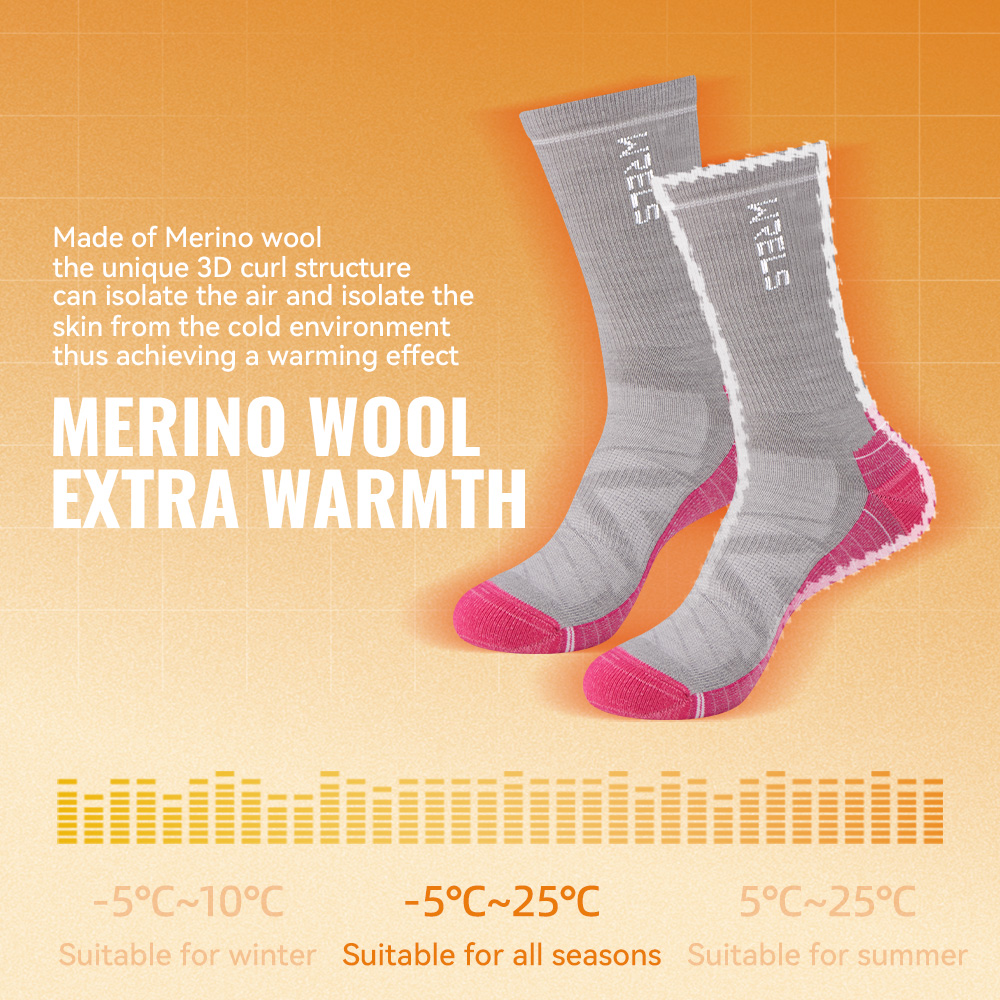 WRELS 1/2/3 Merino Wool Socks  – обзор и цена Wool Hiking Sock