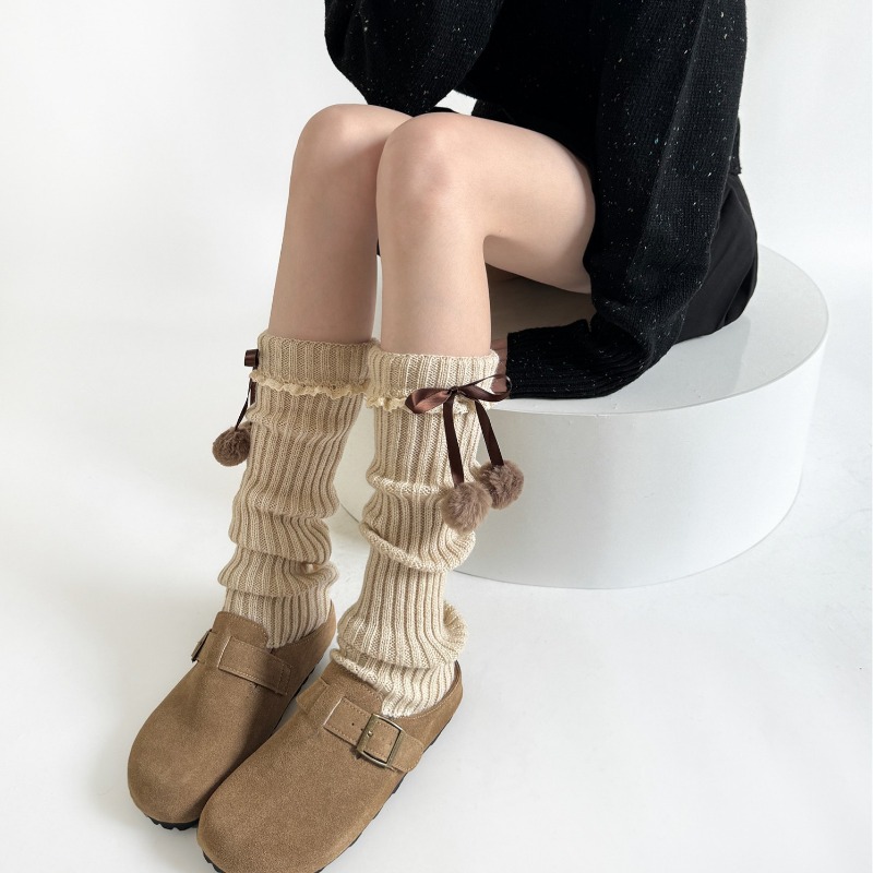 Camel Knit Leg Warmers with Fu – обзор и цена Boot Sock Slouchy