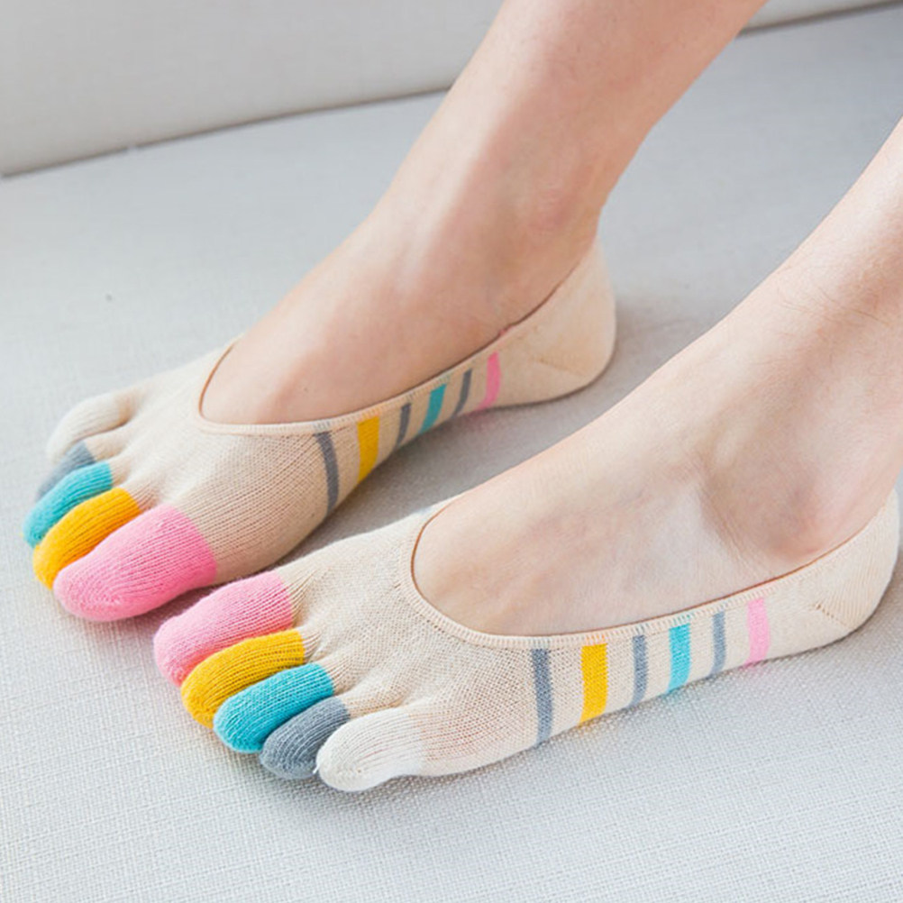 5Pairs Yoga Toe Socks Women Lo – обзор и цена Invisibility Sock Loafer