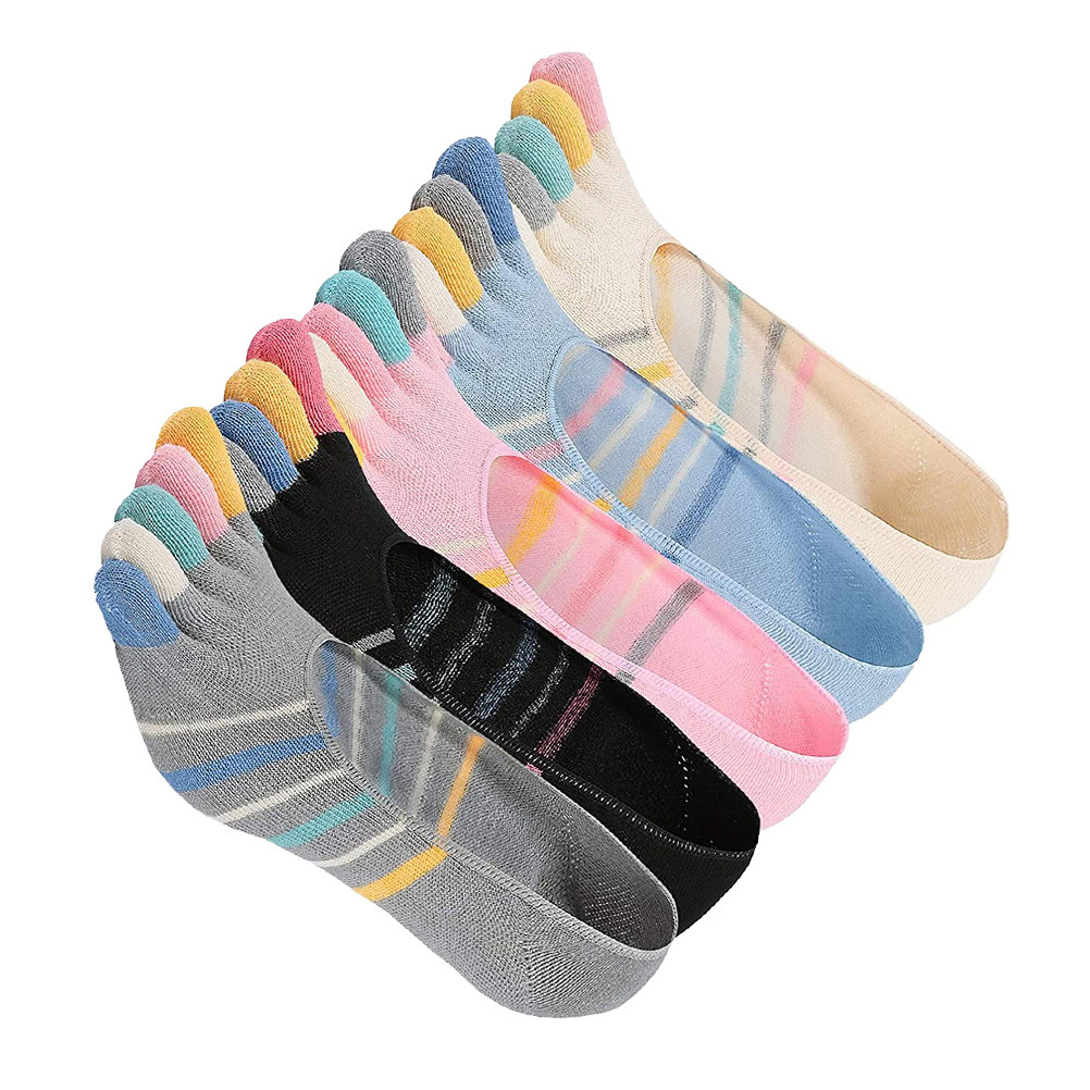 5Pairs Yoga Toe Socks Women Lo – обзор и цена Invisibility Sock Loafer