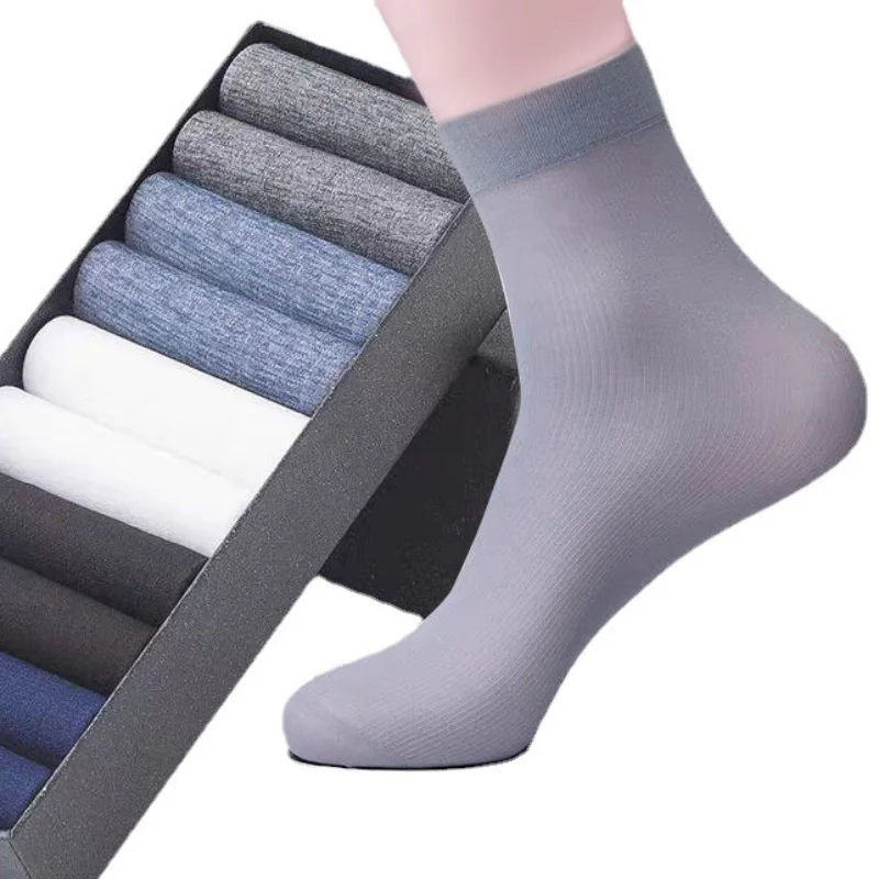 10Pairs Men Socks Summer Ultra – обзор и цена Silk Sock Bamboo
