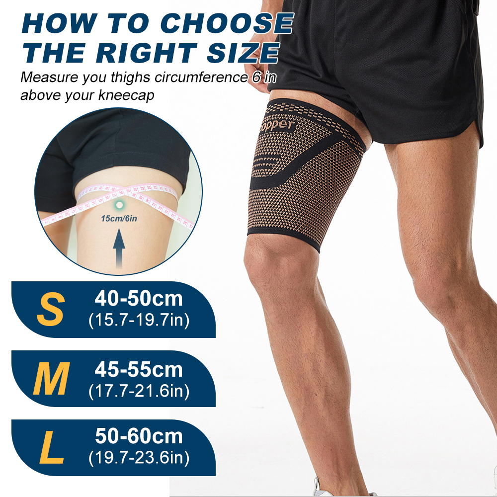 1pc Copper Thigh Compression S – обзор и цена Compression Sleeve Calf