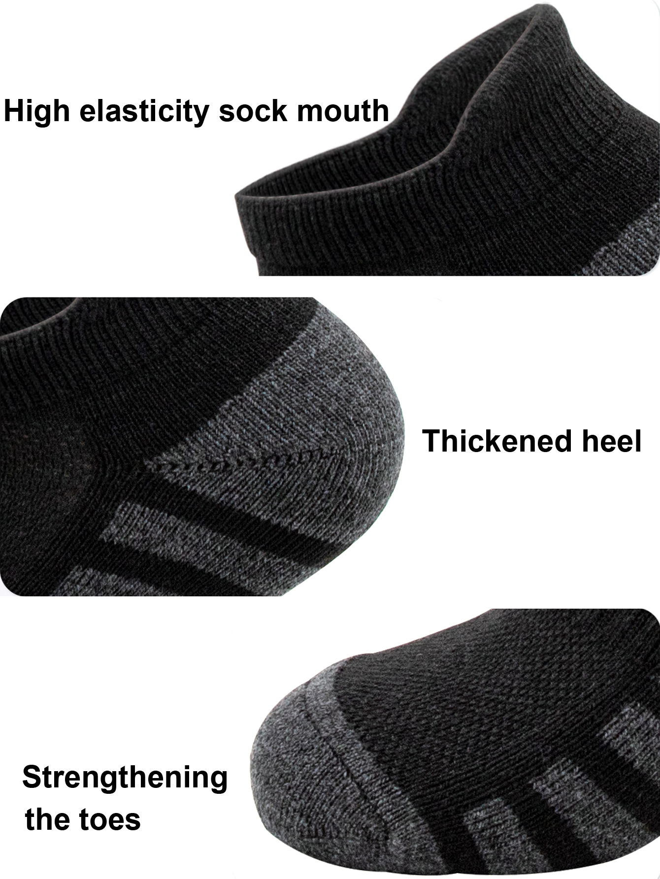 6/12 Pairs Low Cut Ankle Socks – обзор и цена Athletic Sock Cushion