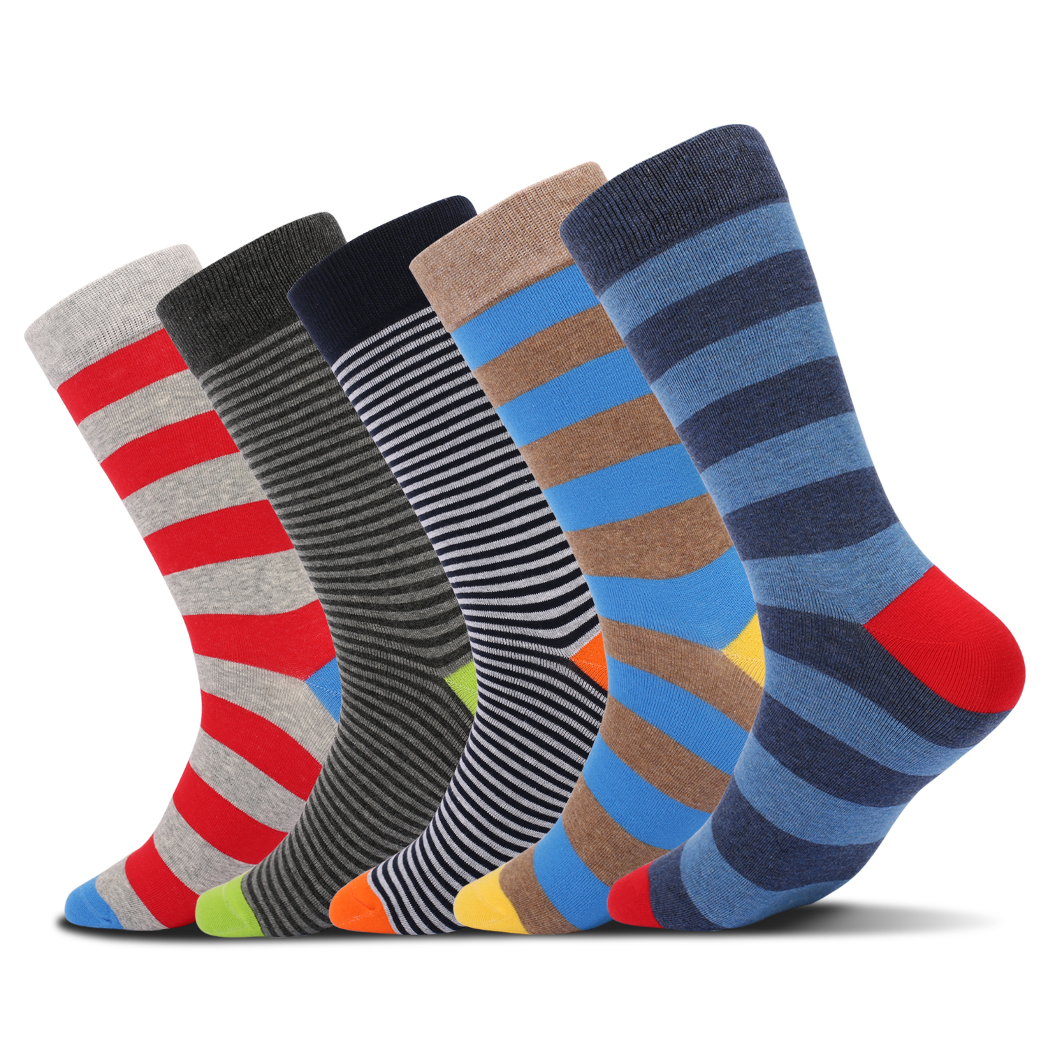 5Pairs Mens Fun Dress Socks, P – обзор и цена Cotton Crew Sock Pack