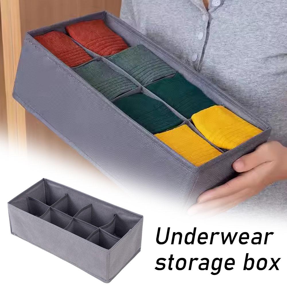 6/7/8/24 Grids Foldable Fabric – обзор и цена Sock Organizer Tray