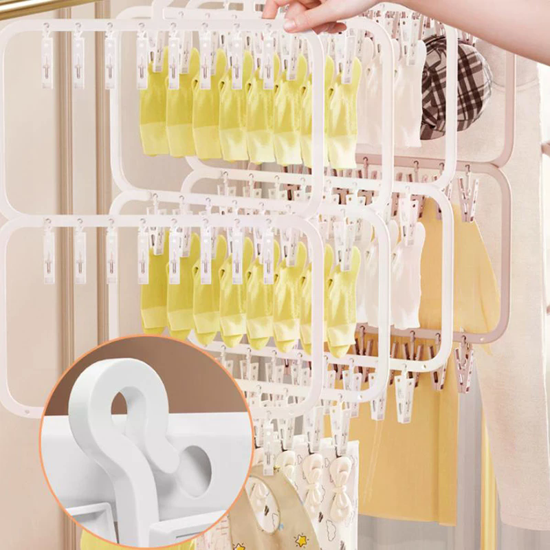 Multi-clip Sock Drying Rack Mu – обзор и цена Sock Organizer Tray