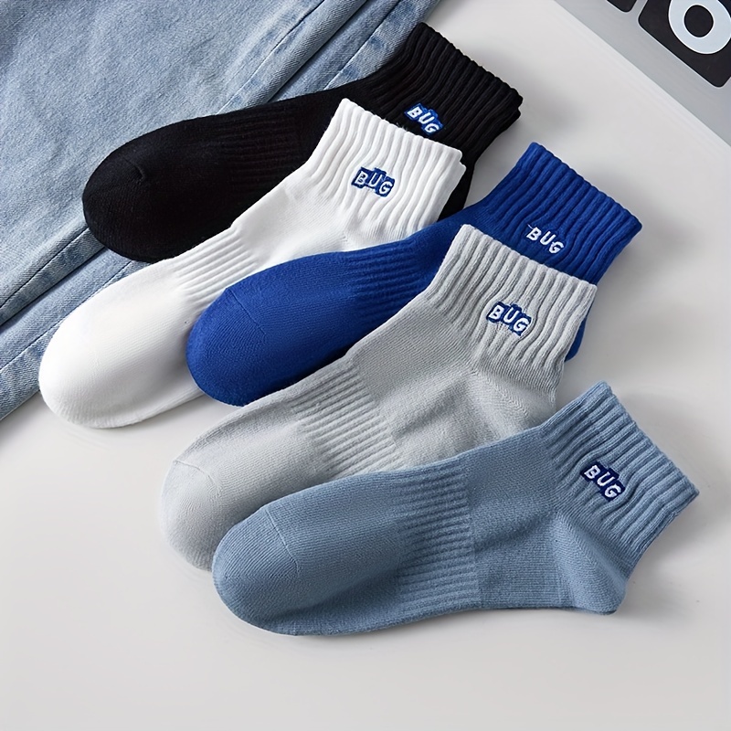 5 Pairs Men's Ankle Socks, Sol – обзор и цена Ankle Sock Low Cut