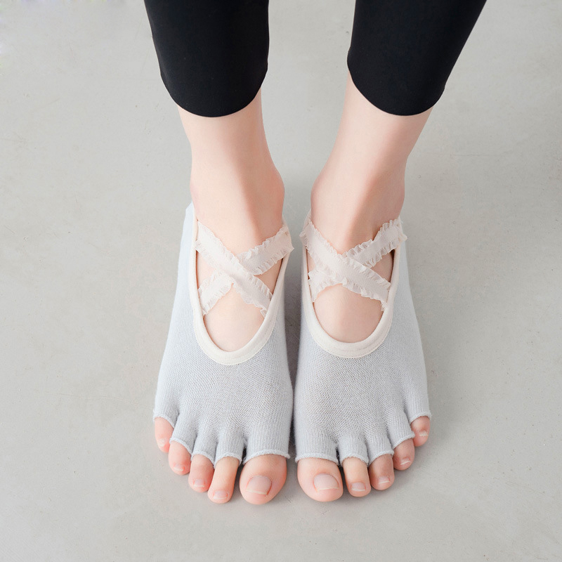 Five Finger Yoga Socks Lace Cr – обзор и цена Toe Sock Split