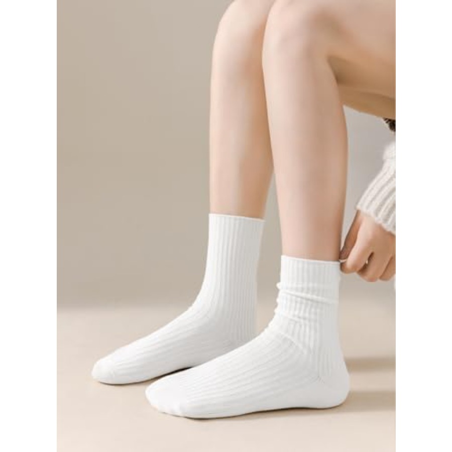DOKUTOKU Womens Crew Socks Siz – обзор и цена Cotton Crew Sock Pack