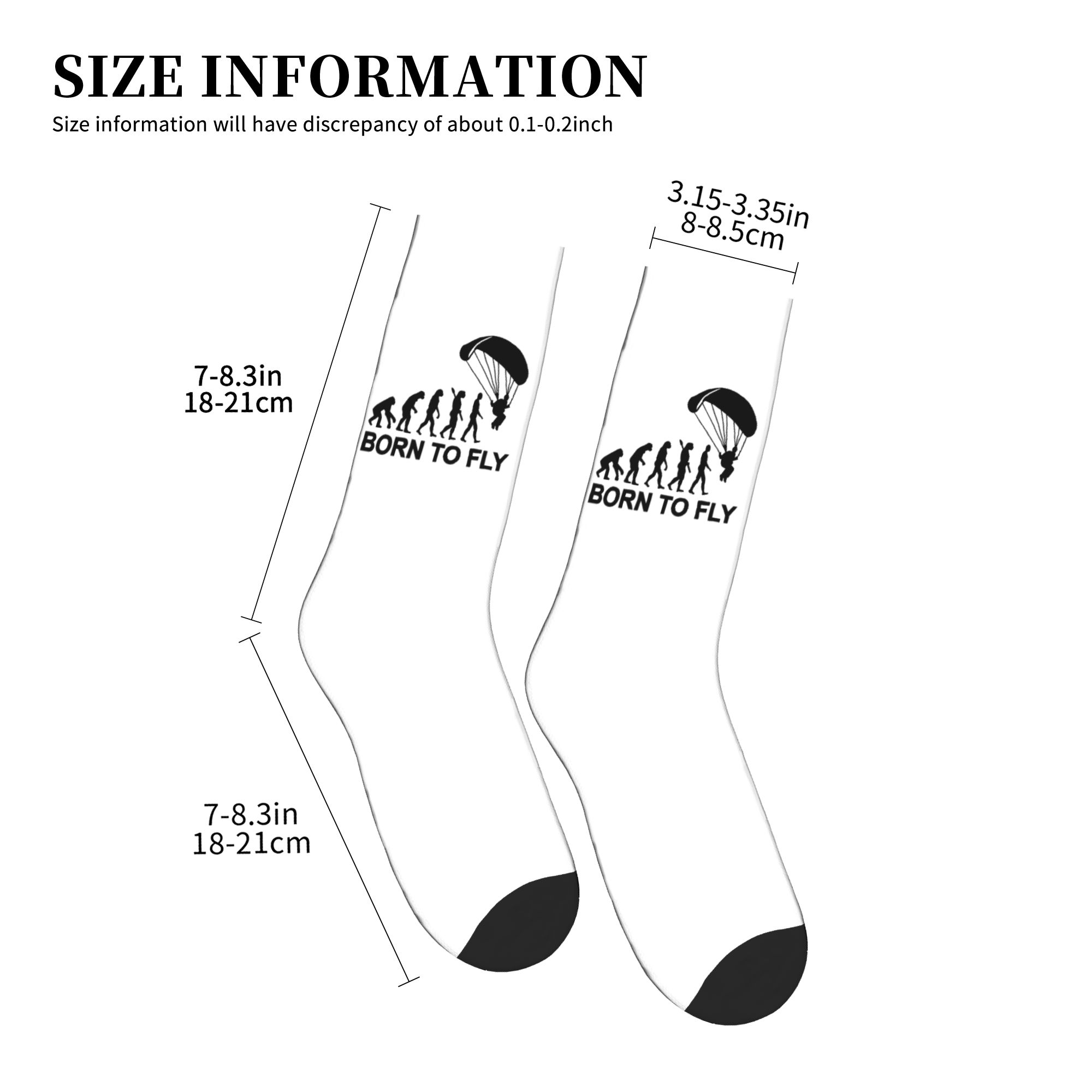 Funny Mens Evolution Skydiving – обзор и цена Dress Sock Men