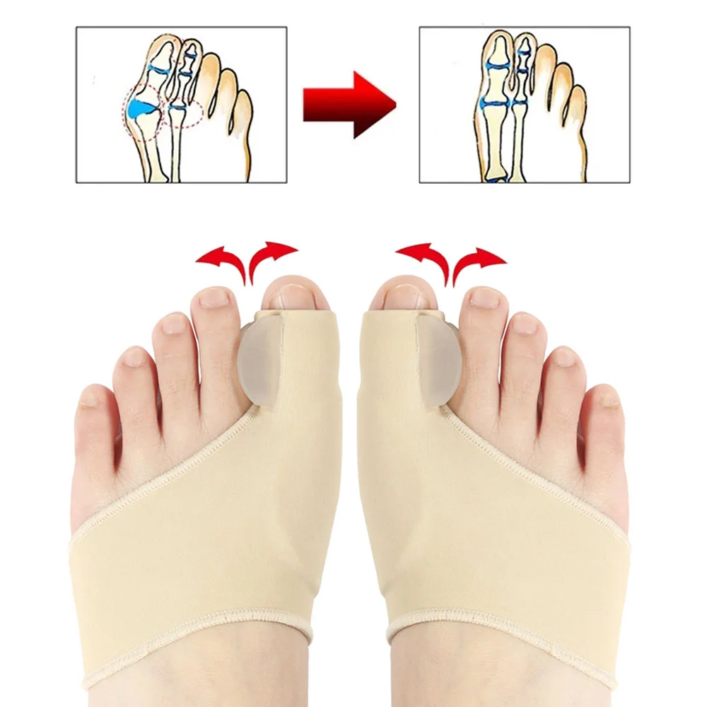 2Pcs Toe Separator Hallux Valg – обзор и цена Ankle Brace Sock