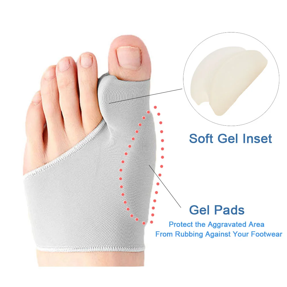 2Pcs Toe Separator Hallux Valg – обзор и цена Ankle Brace Sock
